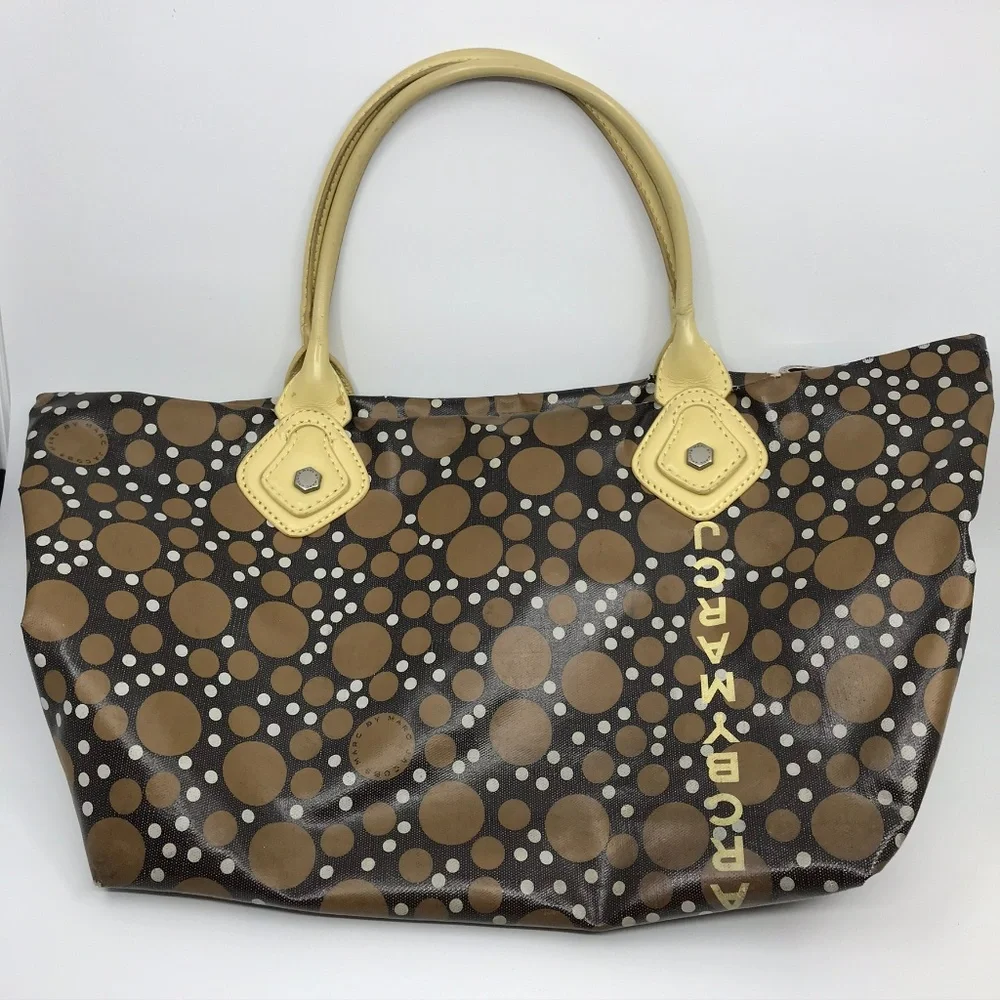 MARC JACOBS Pre-loved Unique Spotted Tote/Shoulder - Picture 2 of 8